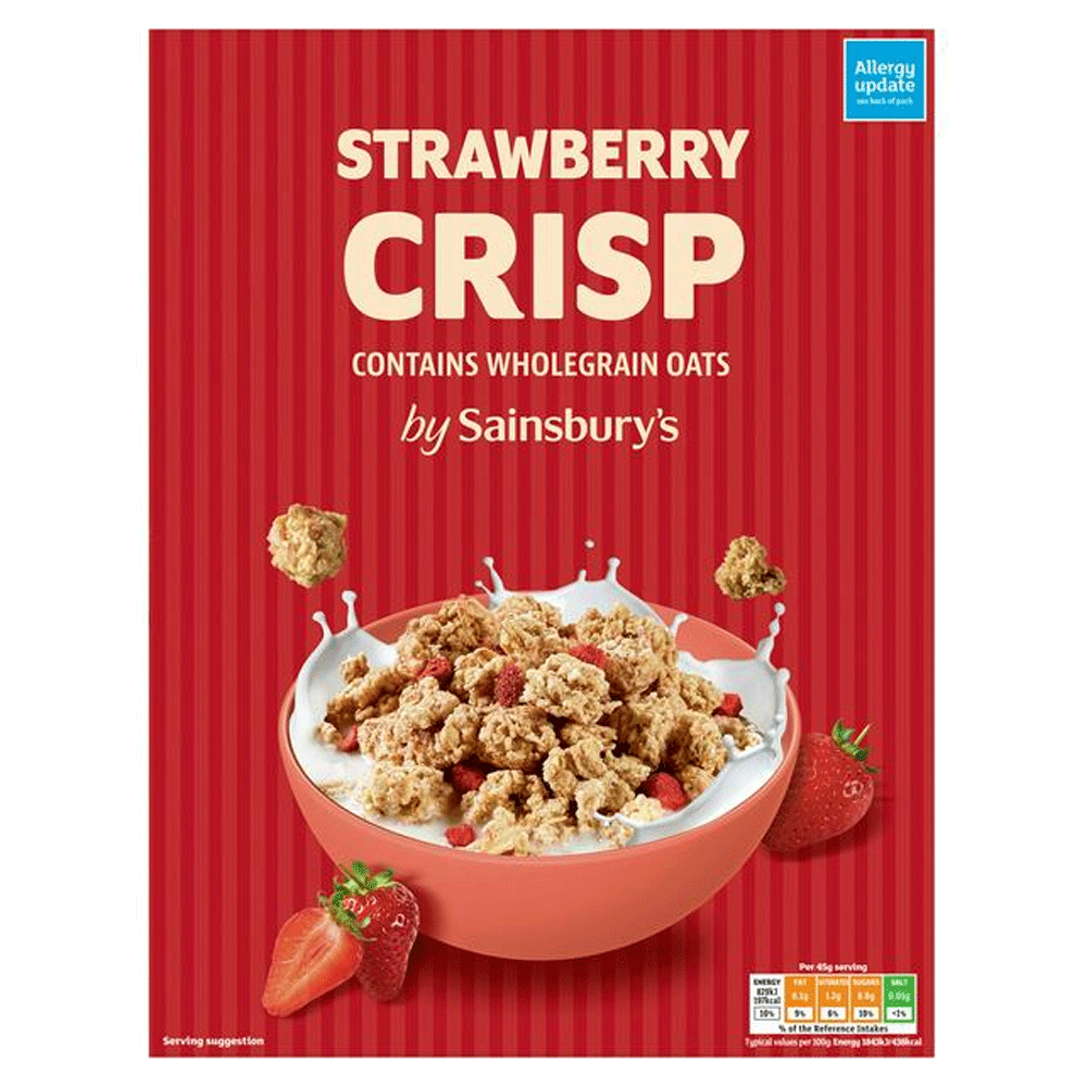 Sainbury's Strawberry Crisp 500g