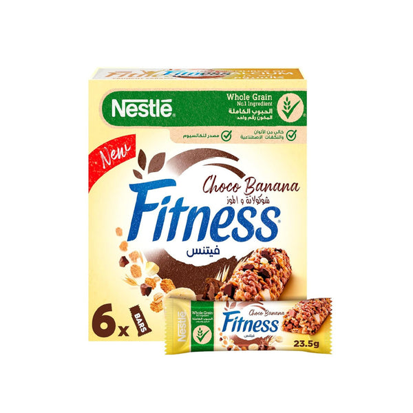 Nestle Fitness Choco Banana Cereal Bar 141g - Snapcart.pk