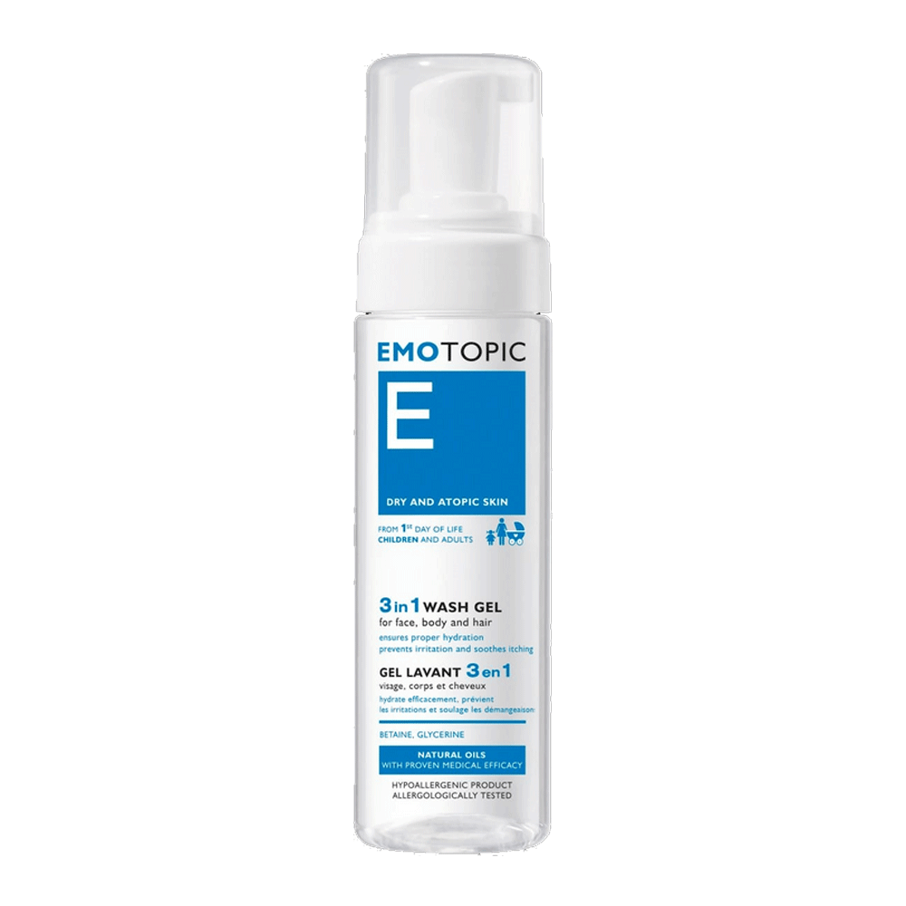 Emotopic 3in1 Wash Gel Face Body And Hair 200ml