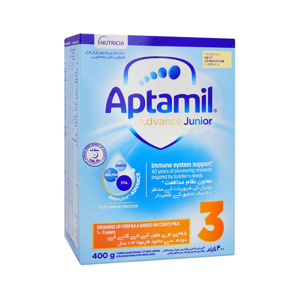 Aptamil Milk 03 Advanced Junior 1-3 Years 400g - Snapcart.pk