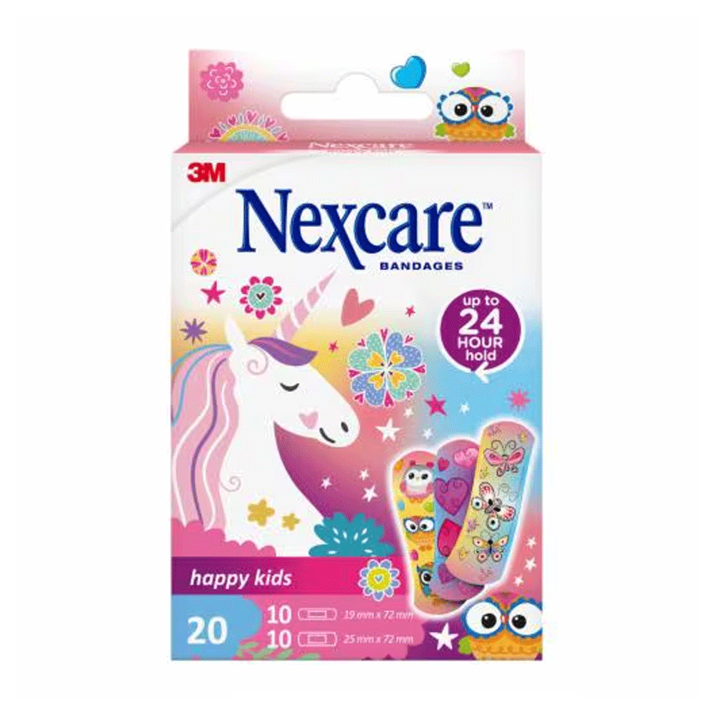 3M Nexcare Happy Kids Bandages 20s