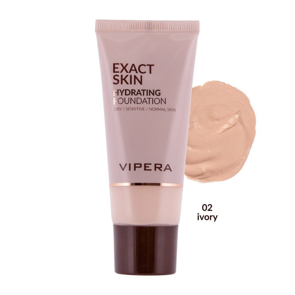 Vipera Exact Skin Hydrating Foundation Dry And Normal Skin - 02 Ivory