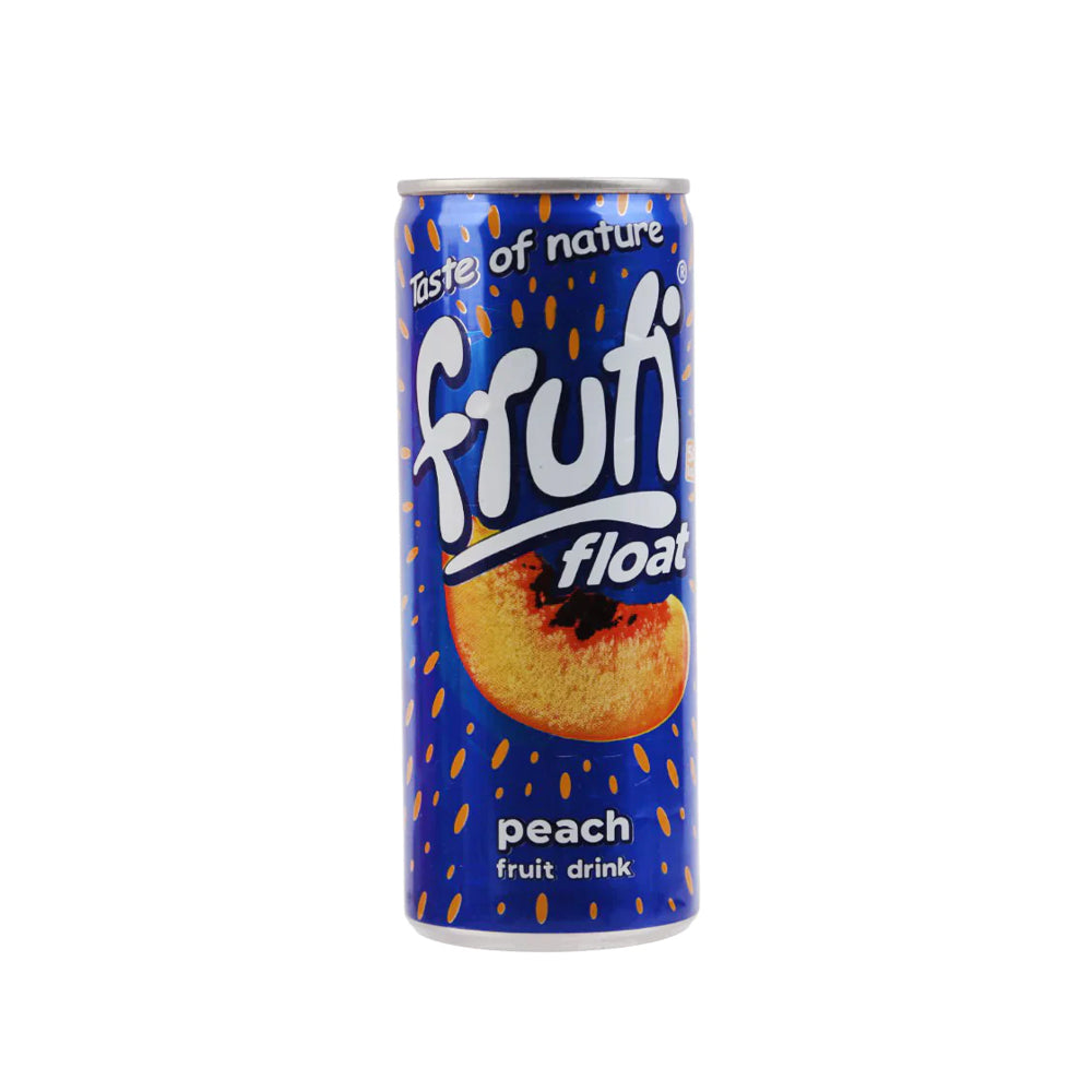 Fruti Float Peach Fruit Drink Can 240ml - Snapcart.pk