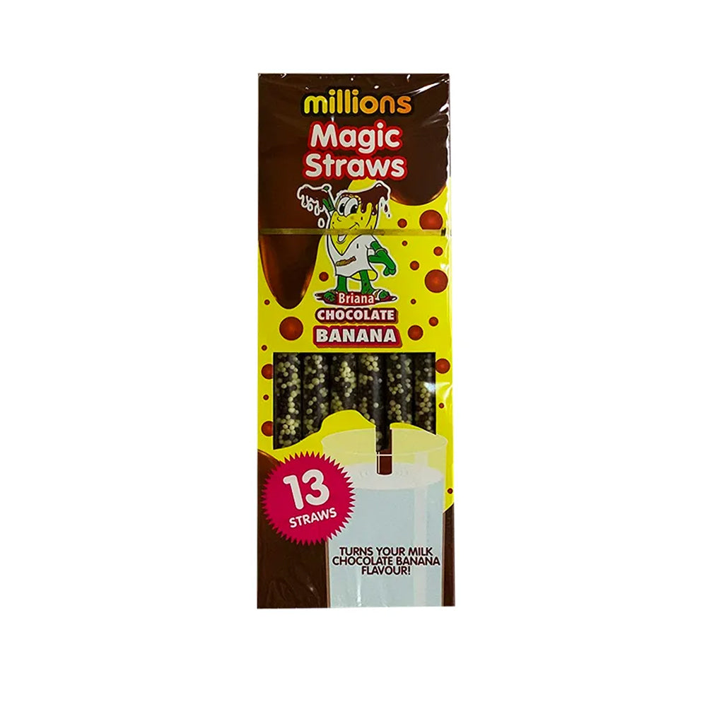 Millions Magic Straws Briana Chocolate Banana Straw 13s - Snapcart.pk