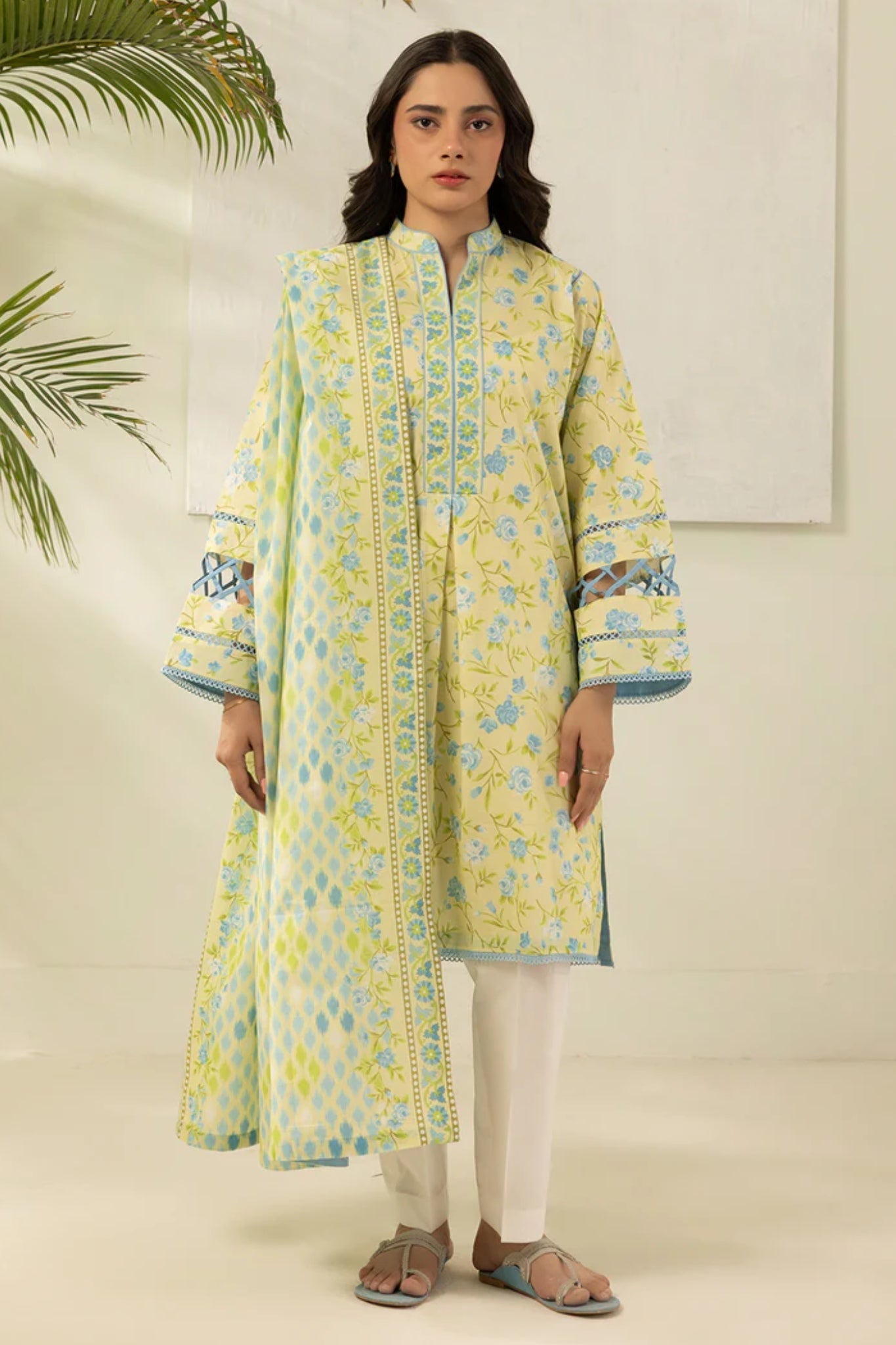 Zellbury Unstitched 2 Piece Lawn Vol-03 Suit-WUS26X20401