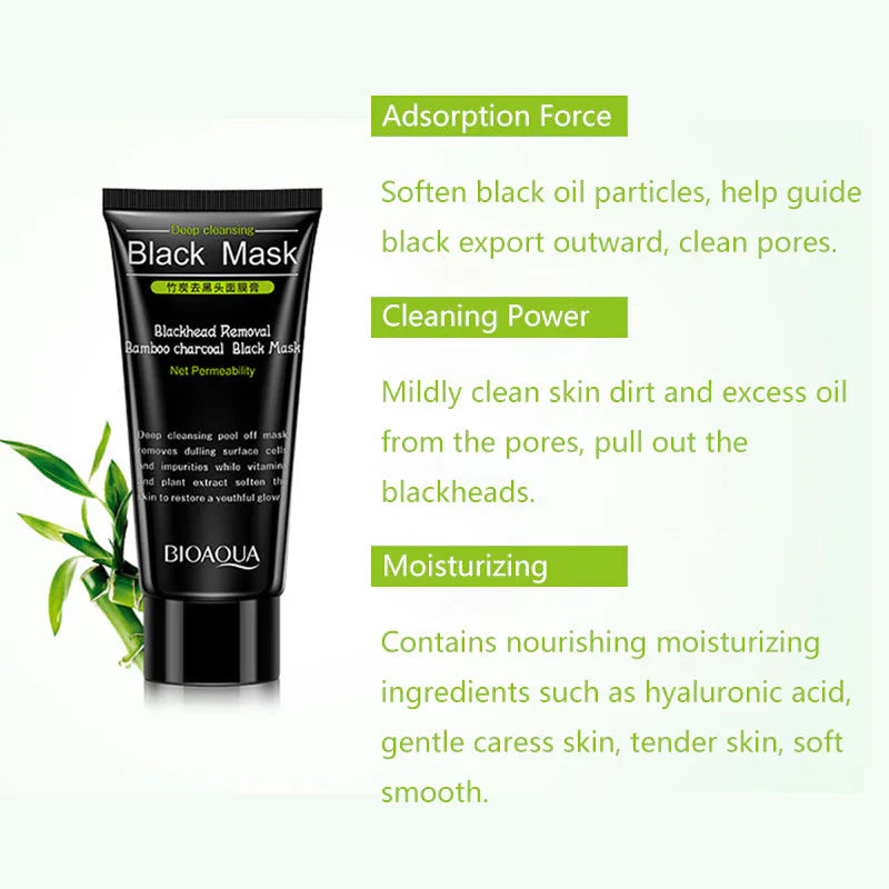 Bioaqua - Bamboo Blackhead Facial Mask - 60G