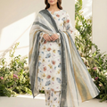Dr Haris Unstitched 3 Piece Printed  Lawn Vol-03 Suit-DRP-025