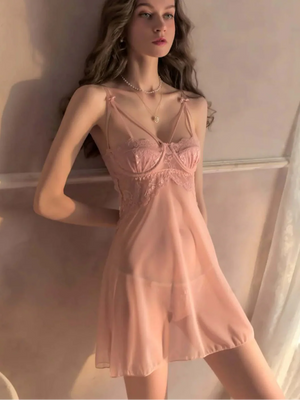 Babydoll Lingerie  - Blush Lace