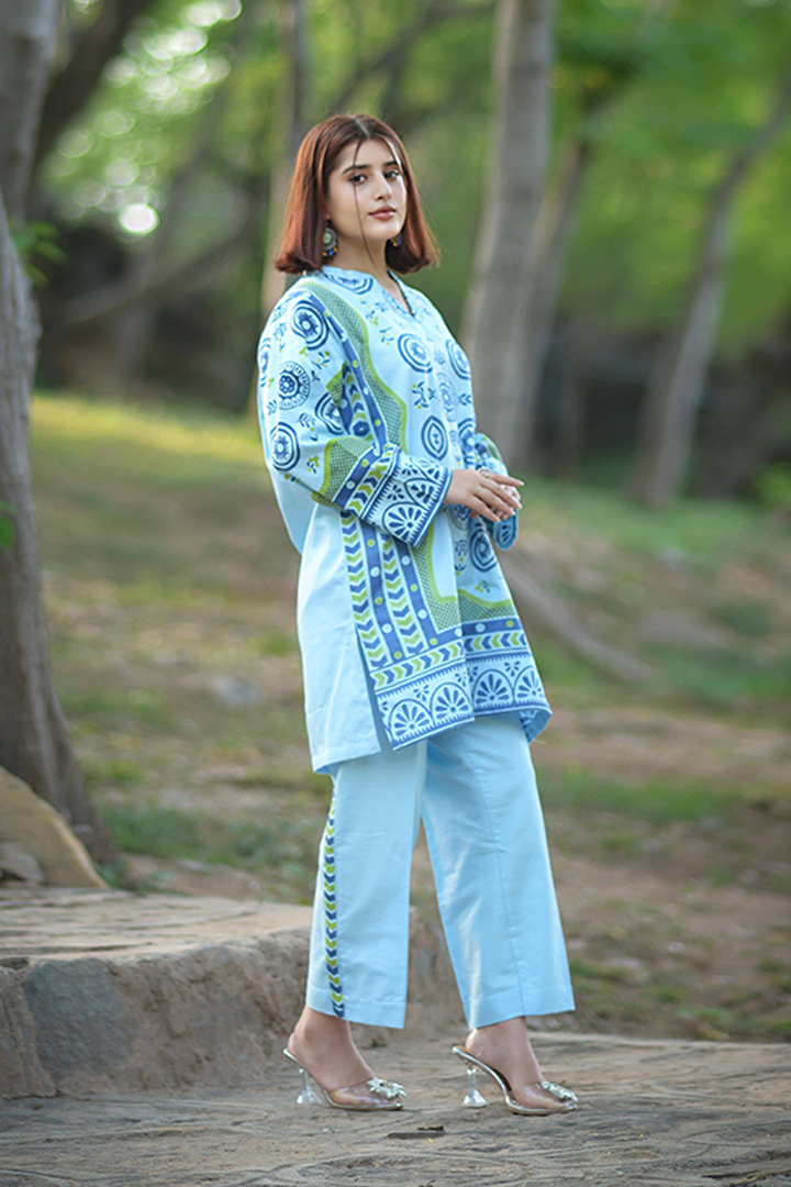 Urban Cut 2 Piece Cotton Printed Co- Ord Set