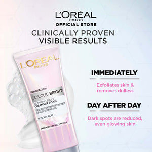 L'Oreal Paris Glycolic Bright Glowing Daily Face Wash 100ml - My Store