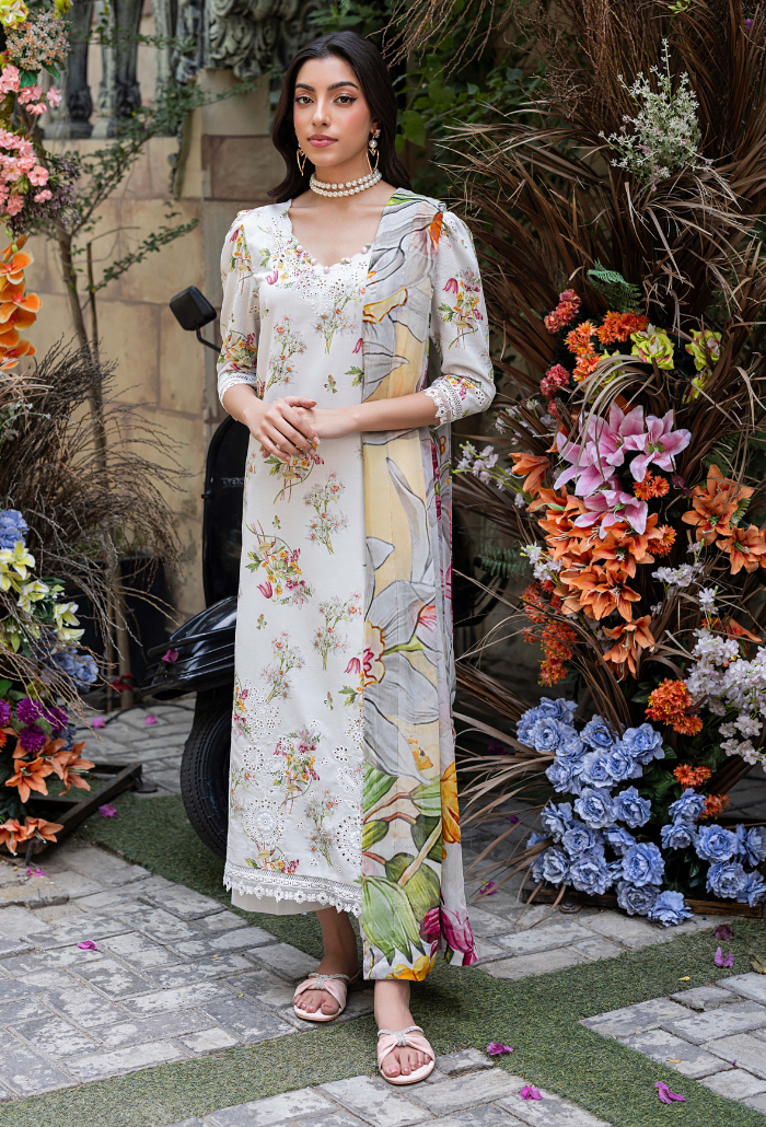 Eden Garden By Humdum Stitched 3 Piece Lawn Chapter 2 Suit-D-09