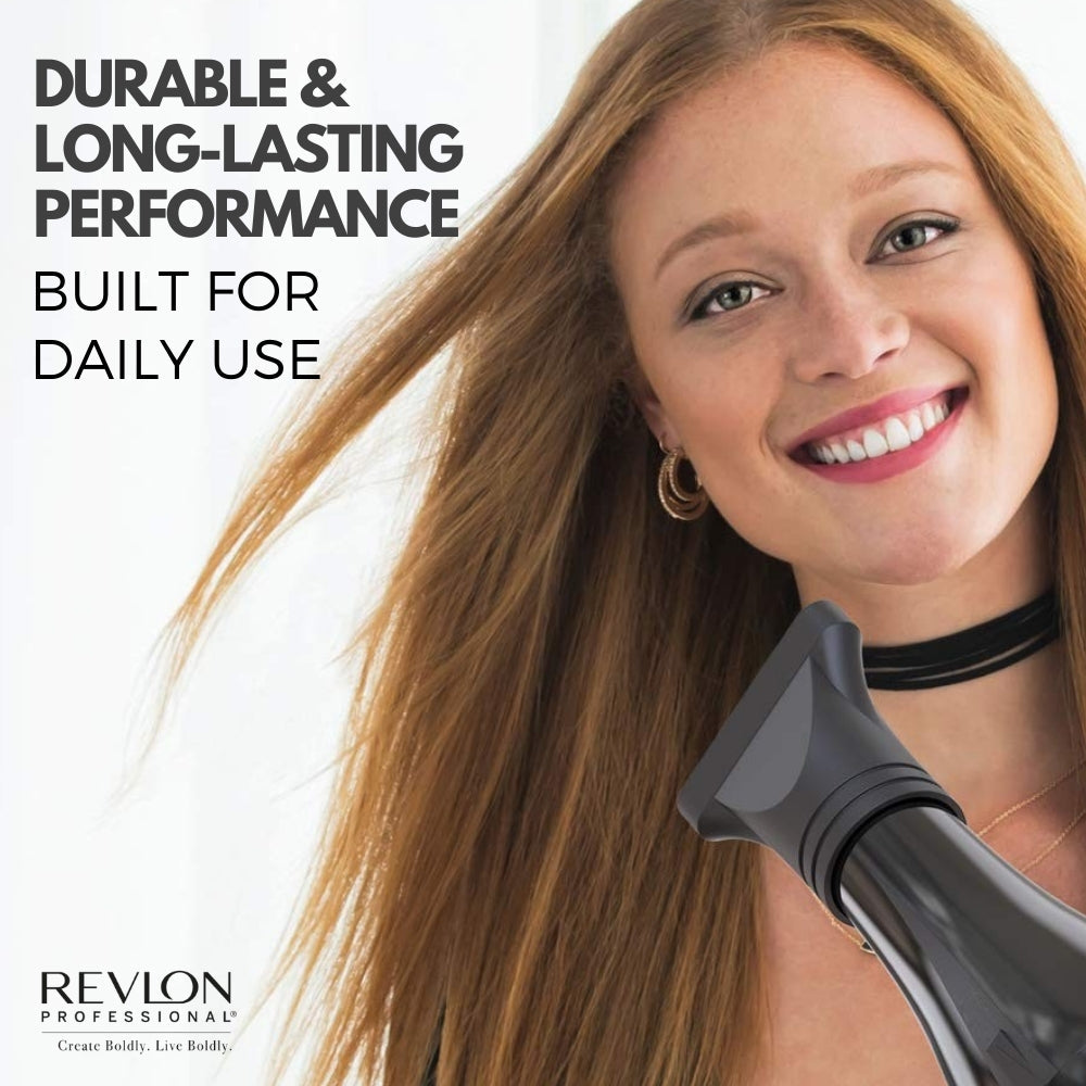Revlon - Revlon Professional™ Hair Dryer 2200W with 2 Styling Nozzles & Air Diffuser