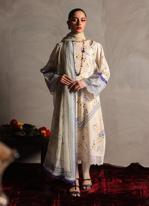 Zlooms 3 Pc Dobby Unstitched Suit - ZL25-C08-06