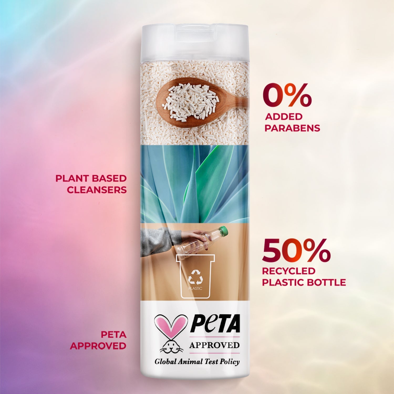 Sunsilk - Oil Blends Coconut Oil & Aloe Vera Shampoo - 380Ml