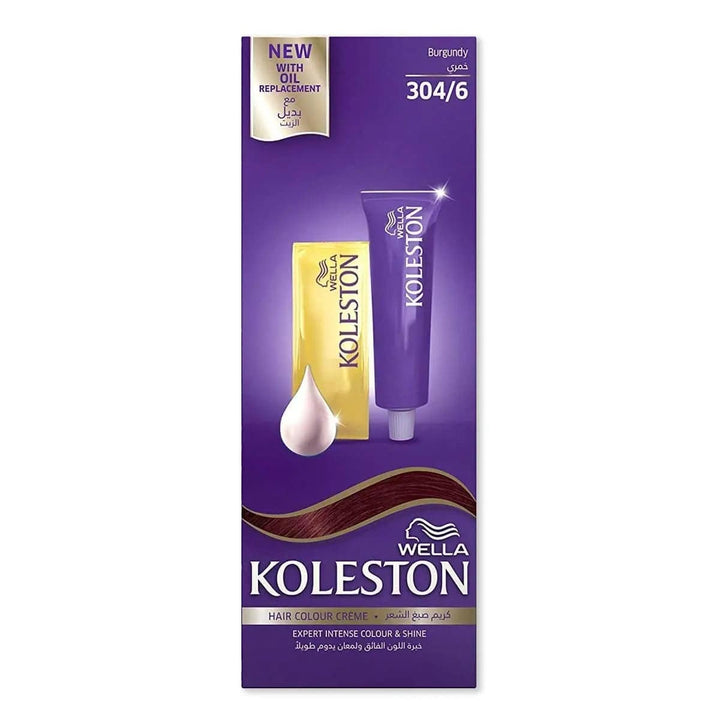 Wella Koleston -  Hair Colour Cream 304/6 Burgundy - My Store