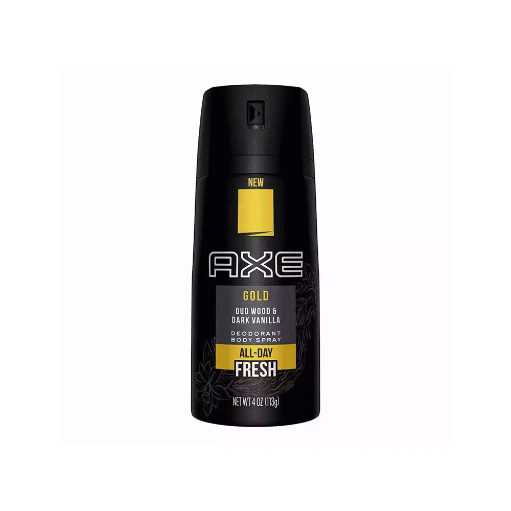 Axe Gold Oud Wood & Dark Vanilla Bodyspray 150ml - Snapcart.pk