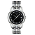 Tissot Ballade III Silver Stainless Steel Black Dial Quartz Watch for Ladies - T-0312101105330