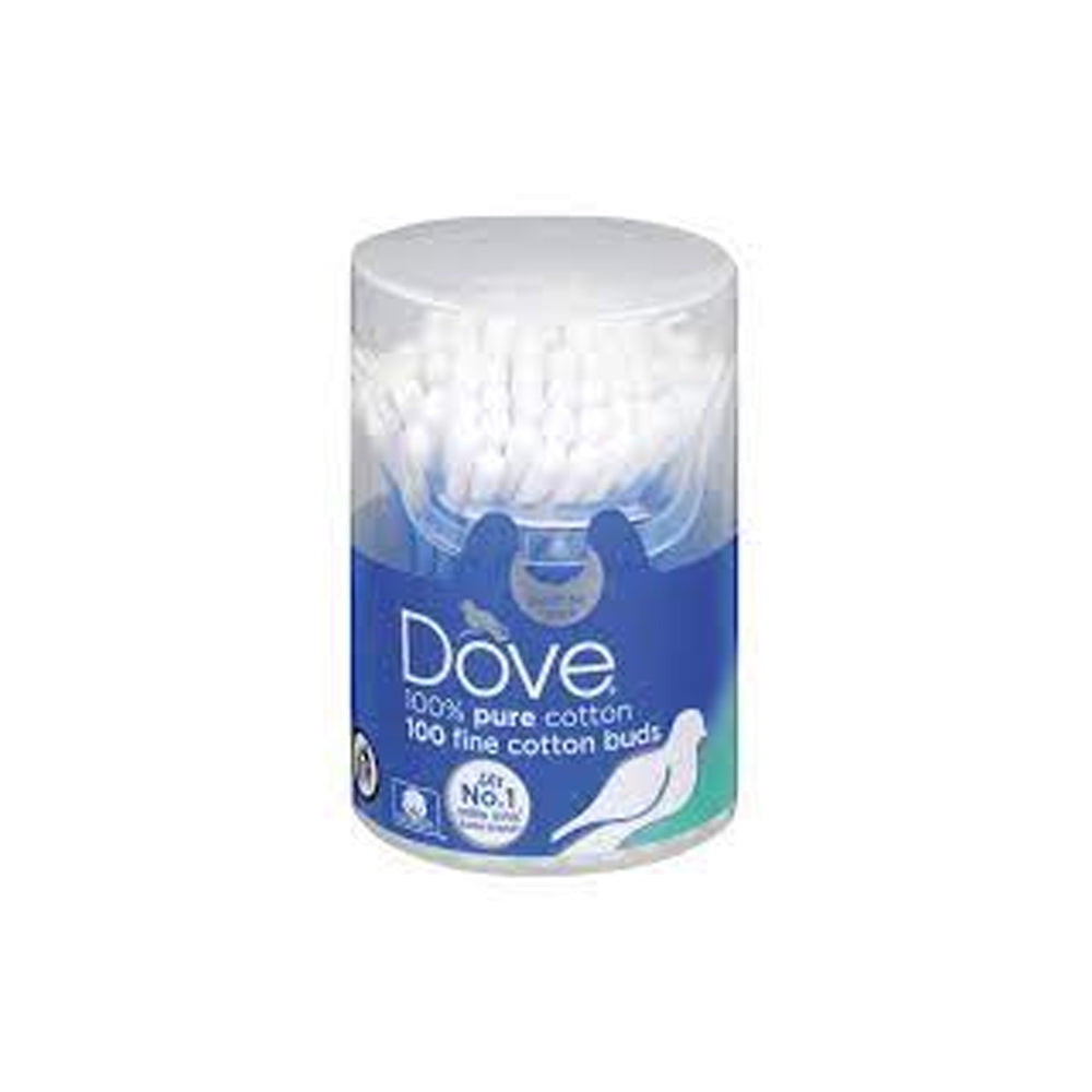 Dove Cotton Buds Jar 100s - Snapcart.pk