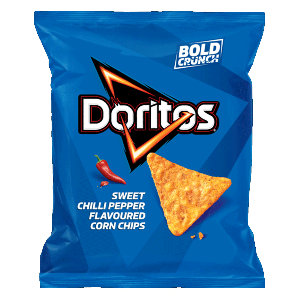 Doritos Sweet Chilli Pepper Flavoured Corn Chips 145g