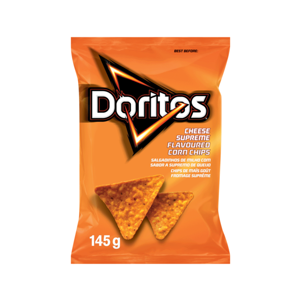 Doritos Cheese Supreme Flavoured Corn Chips 145g - Snapcart.pk