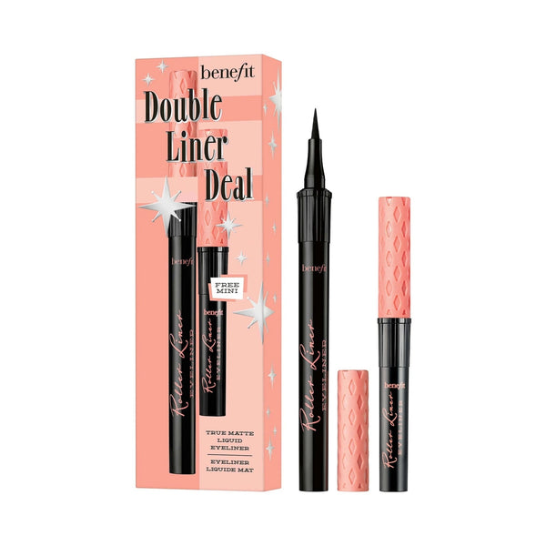 Benefit Double Eyeliner Deal Roller Liner Black 0.5Ml + Black 1.0Ml