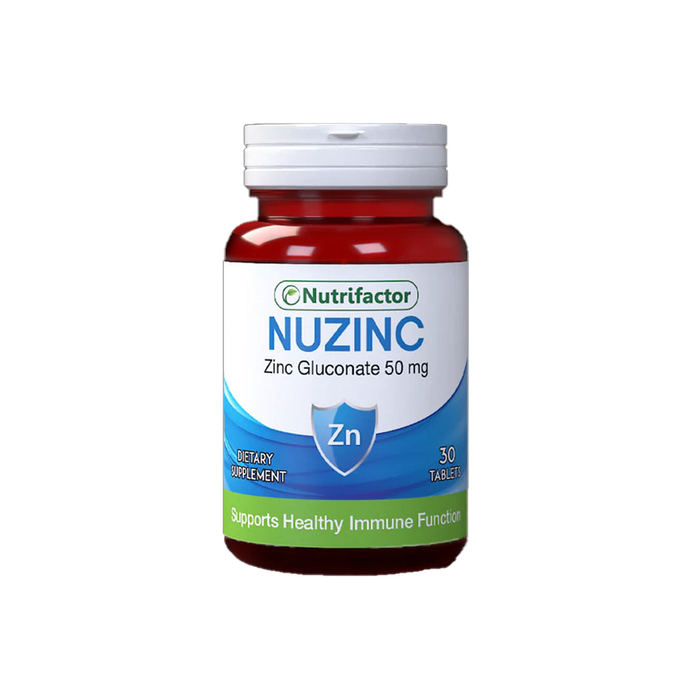 Nutrifactor Nuzinc Zinc Gluconate 50mg 30 Tab - Snapcart.pk