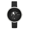 Skagen Gitte Black Leather Strap Black Dial Quartz Watch for Ladies - SKW2372