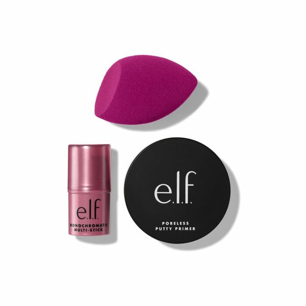 E.L.F Feel Your e.l.f Set Primer+Multi Stick+Face Sponge