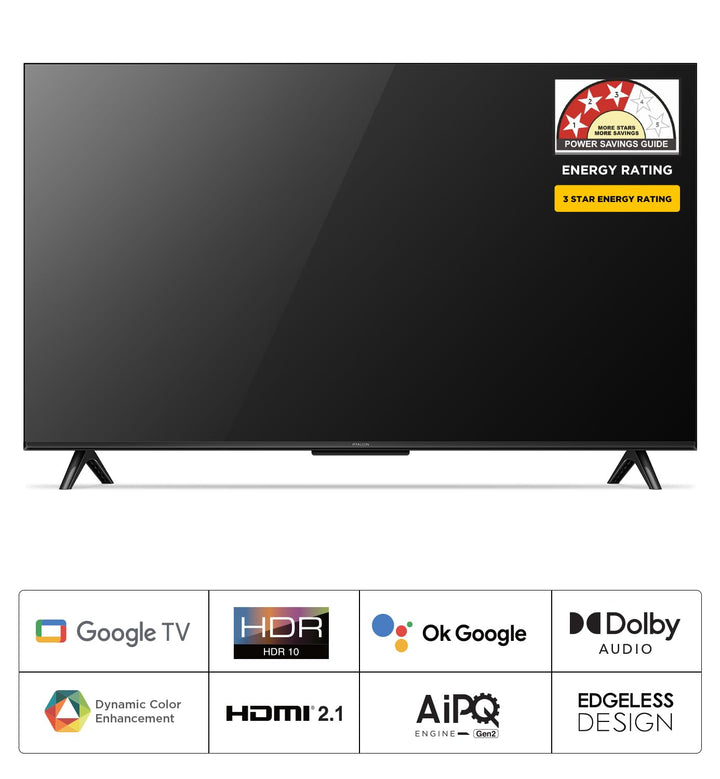 TCL iFFALCON 108 cm (43 inches) 4K Ultra HD Smart LED Google TV iFF43U62 - My Store