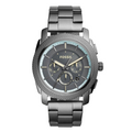 Fossil Machine Gunmetal Stainless Steel Gunmetal Dial Chronograph Quartz Watch for Gents - FS5172