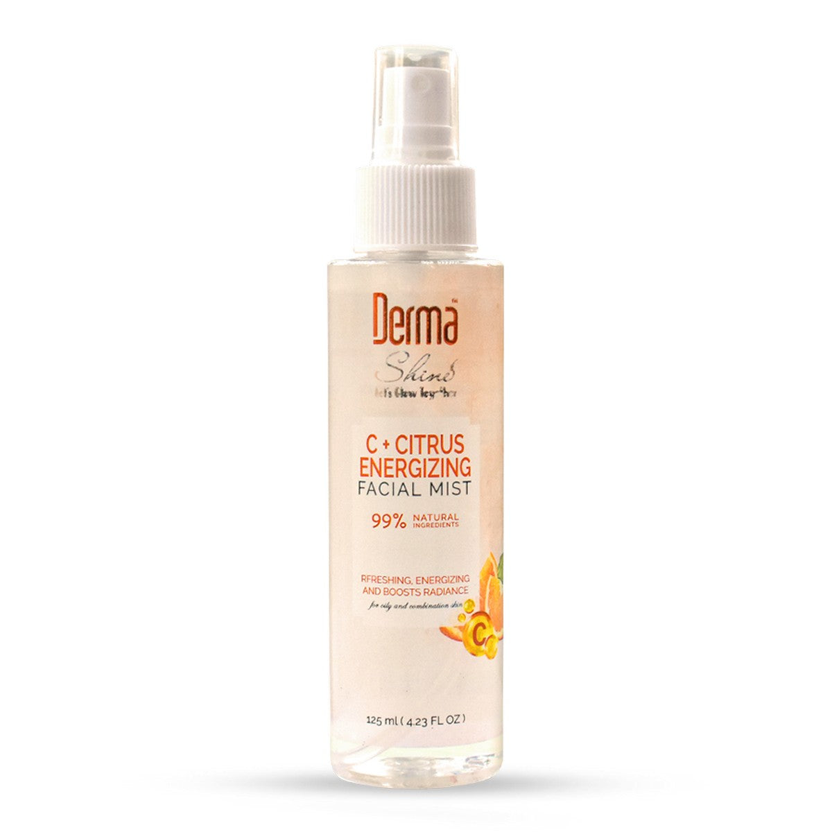 Derma Shine C+Citrus Energizing Facial Mist 125 Ml