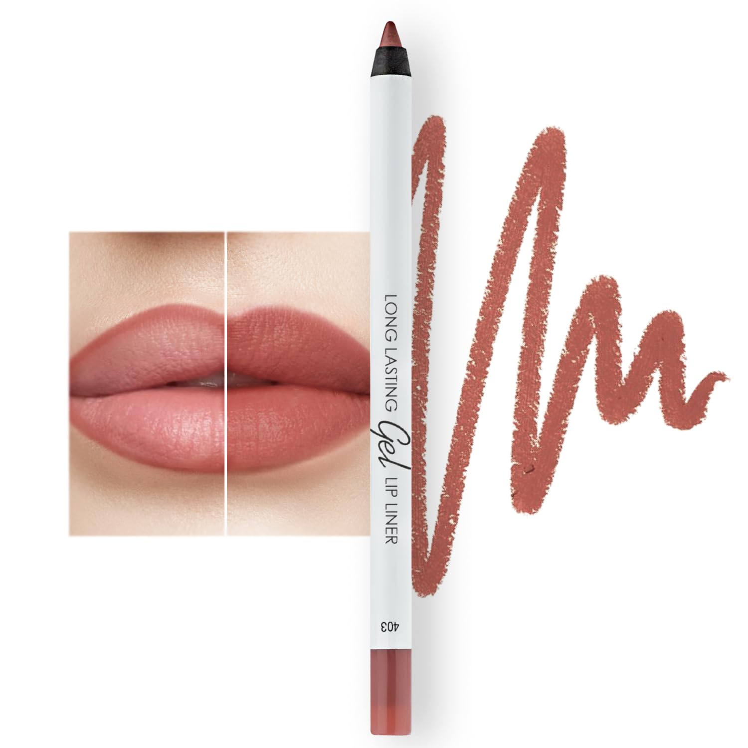 Lamel - Long Lasting Gel Lip Liner №403 Burnt Ocher