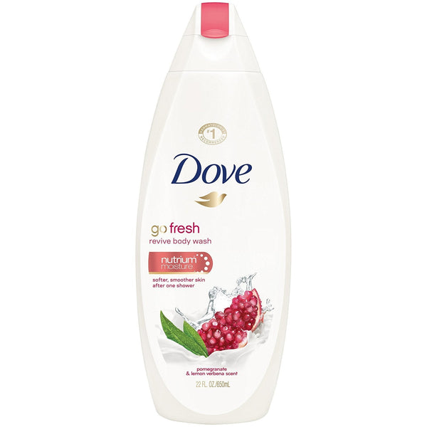 Dove Body Wash Usa Go Fresh Pomegtanate Nutrium Moisture 22Oz/650Ml