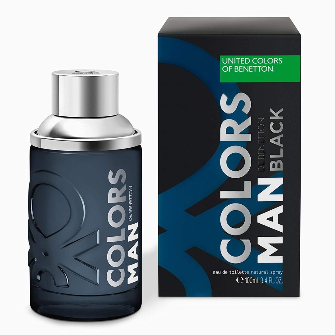 Benetton Colors Black Man Edt Spray 60Ml