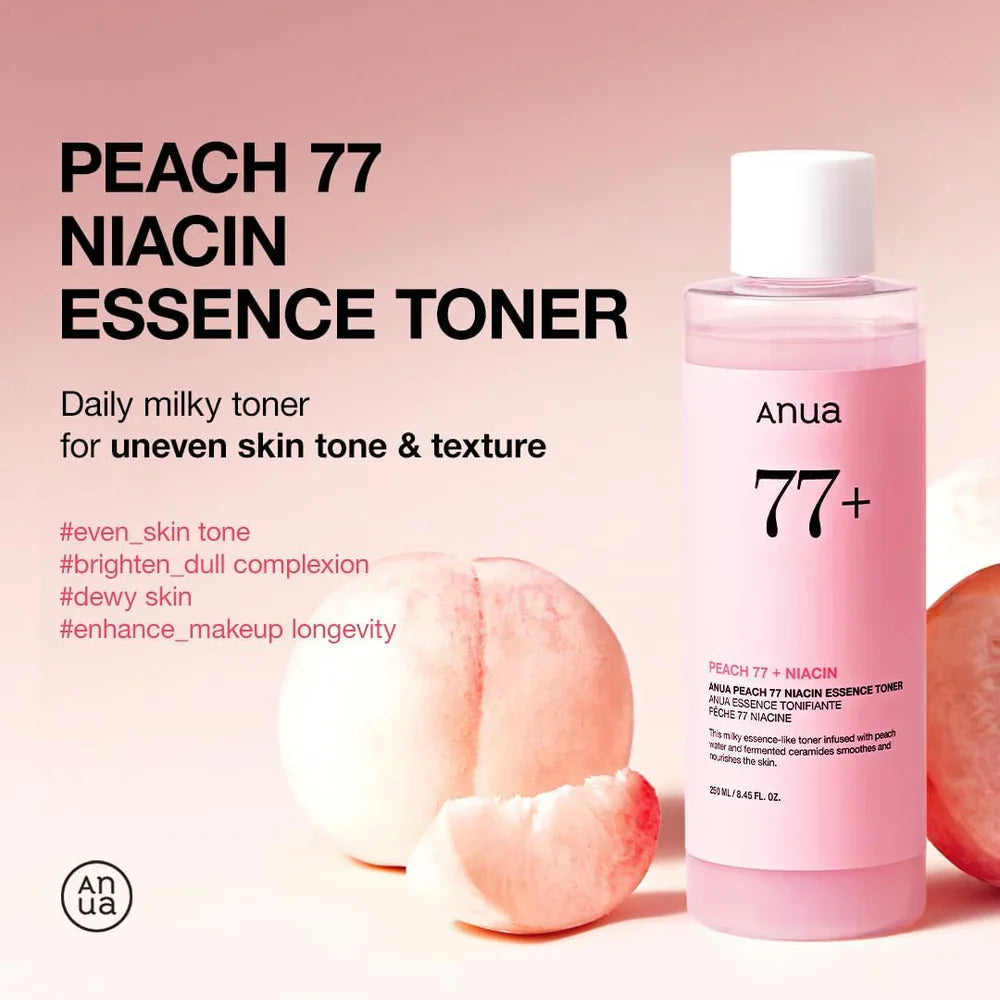Anua - Peach 77 Niacin Essence Toner 77% 250Ml