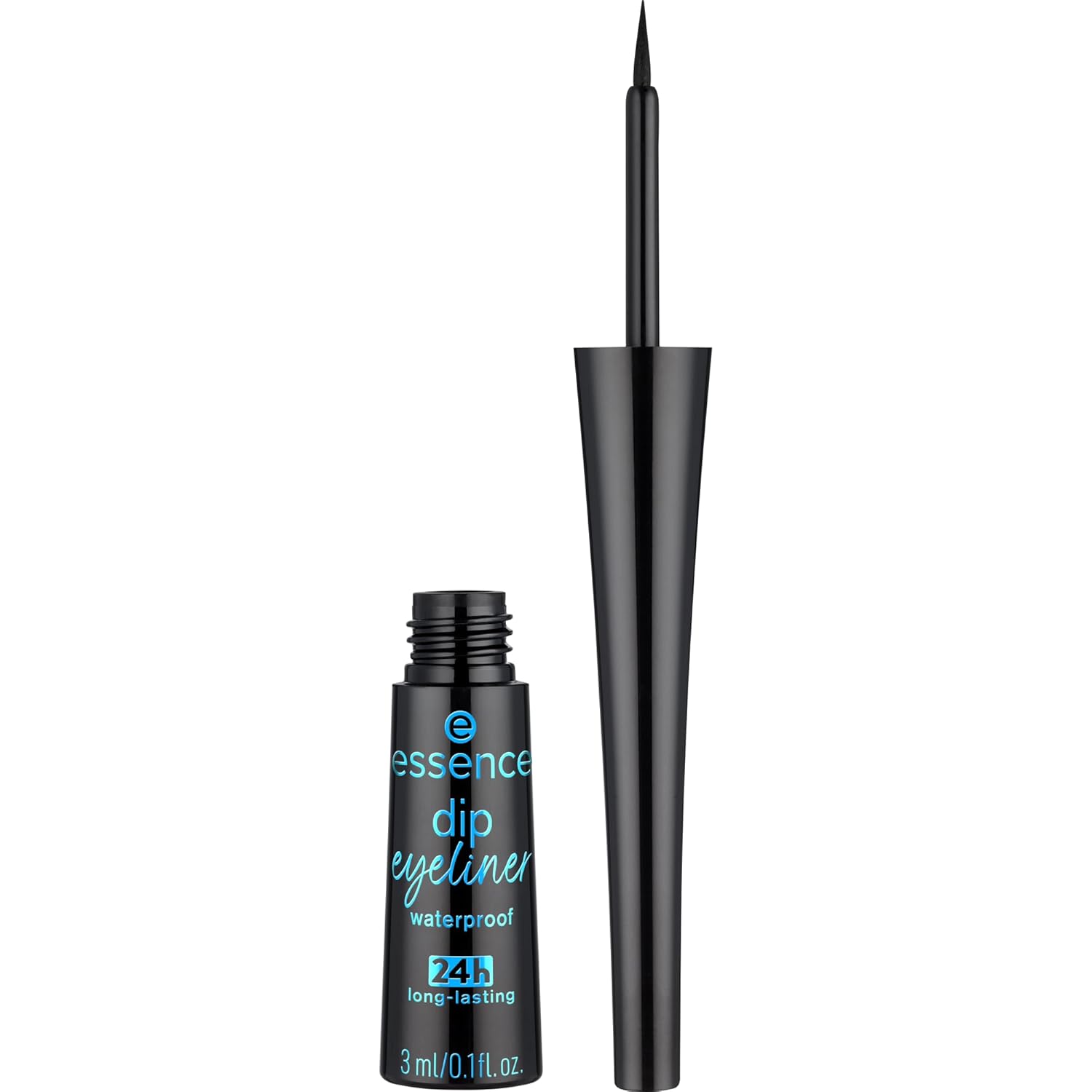 Essence Dip Eyeliner 24H Waterproof Liquid Eyeliner 01 Black