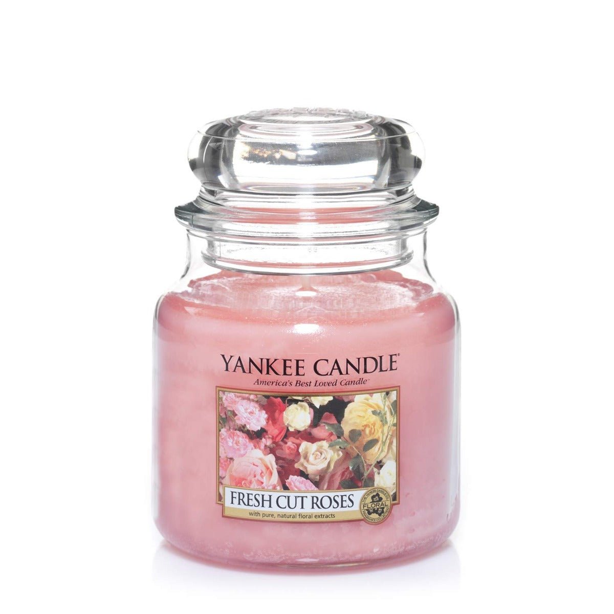 Yankee Candle Car Jar Classic Fresh Cut Rose-Candle