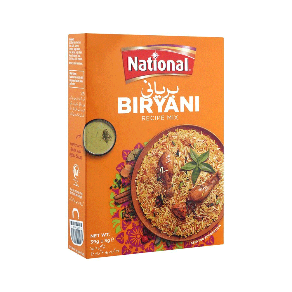 National Foods Biryani Masala Mix 45g - Snapcart.pk