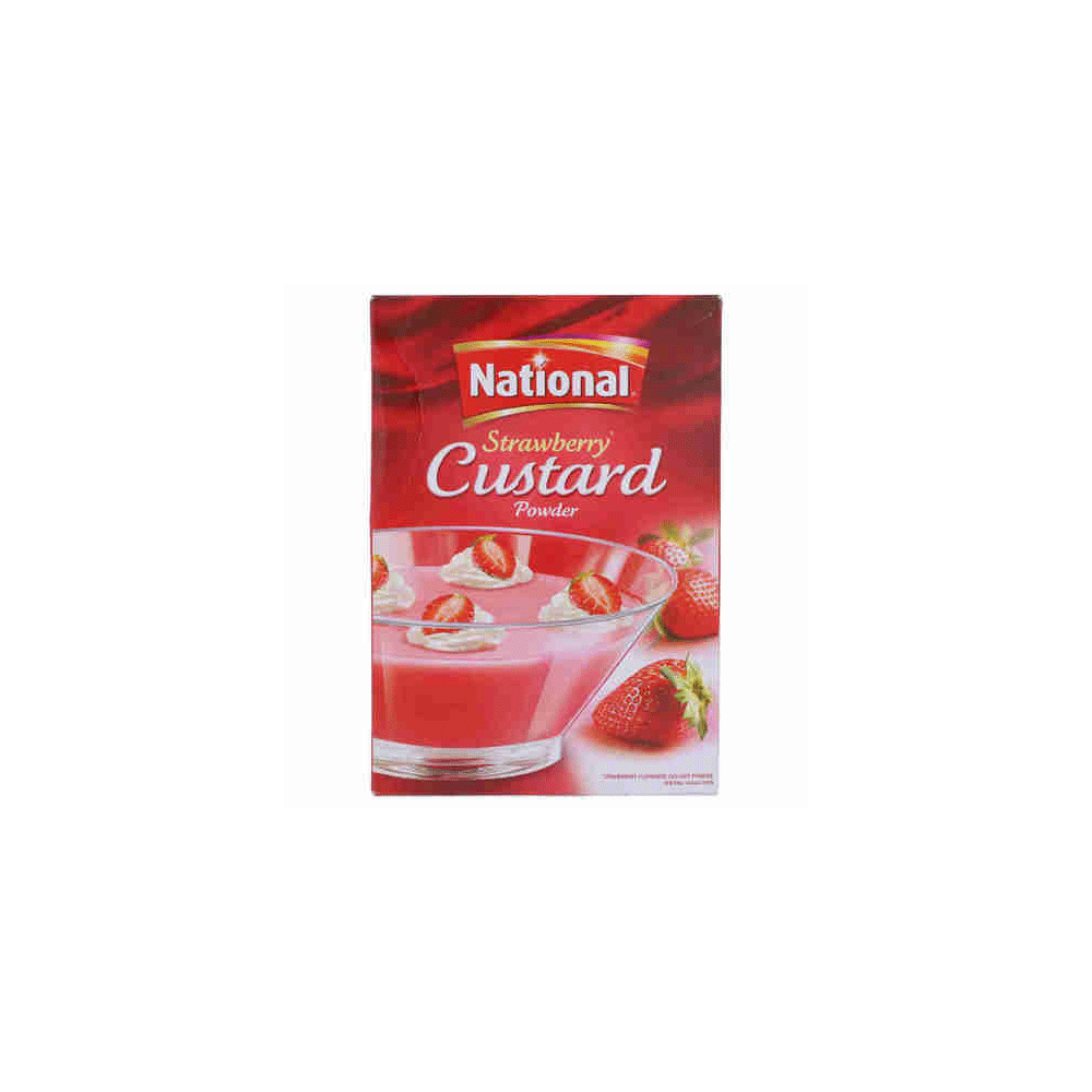 National Foods Custard Powder Strawberry 300g - Snapcart.pk