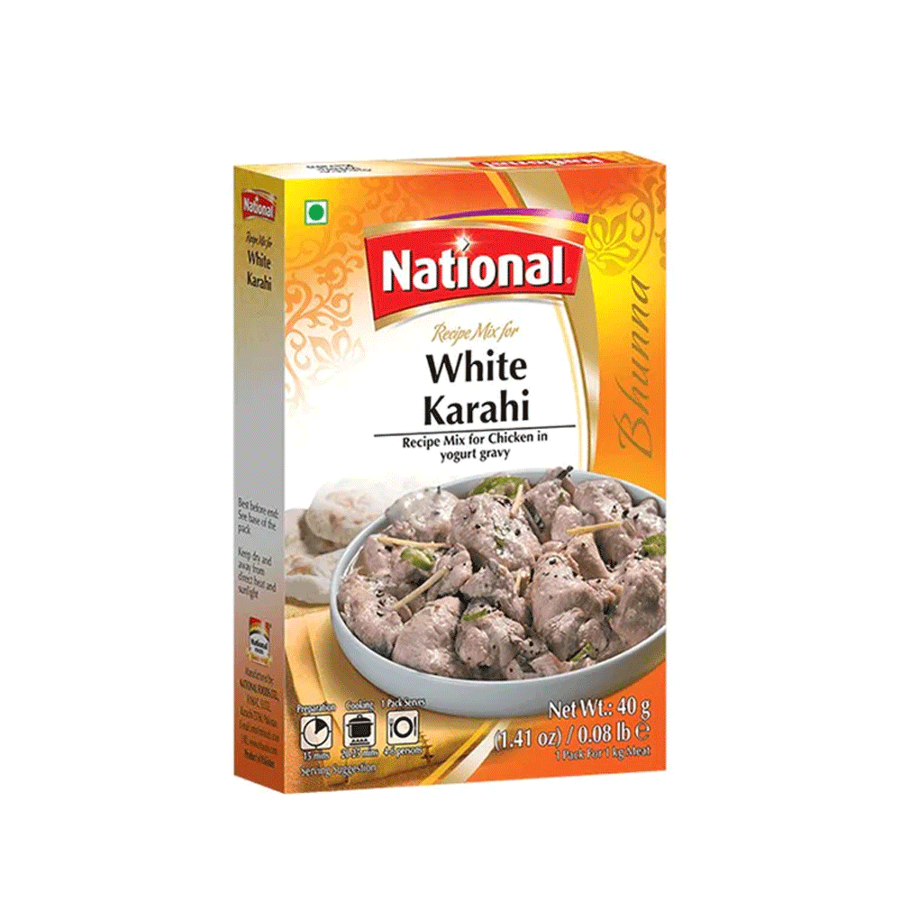 National Chicken White Karahi Masala 40g - Snapcart.pk