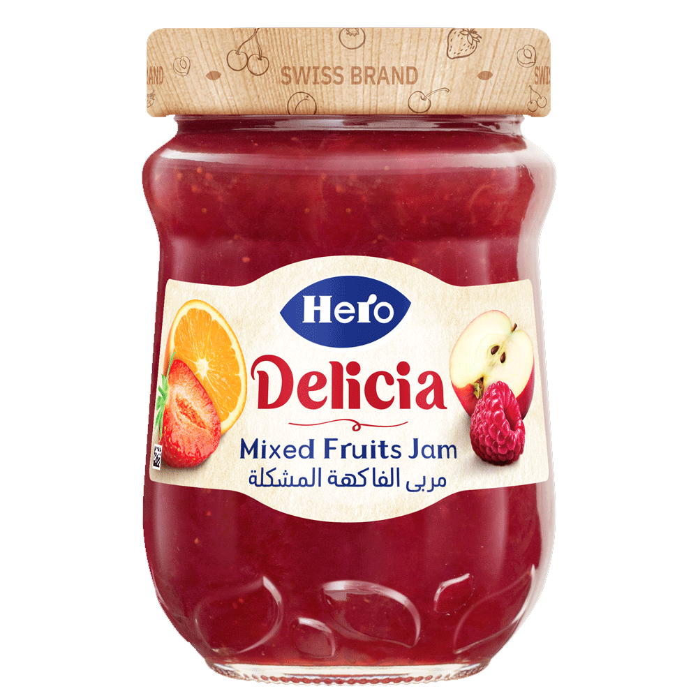 Hero Delicia Mix Fruits Jam 350g