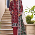 Sada Bahar Stitched 3 Piece Printed Khaddar Vol-01 Collection'2025-KD-PR-6247-Maroon