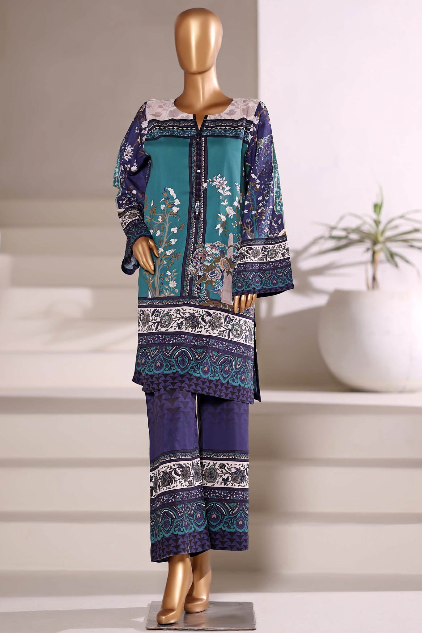 Sada Bahar Stitched 2 Piece Viscose Winter Vol-01 Collection'2025-CV-626-Blue