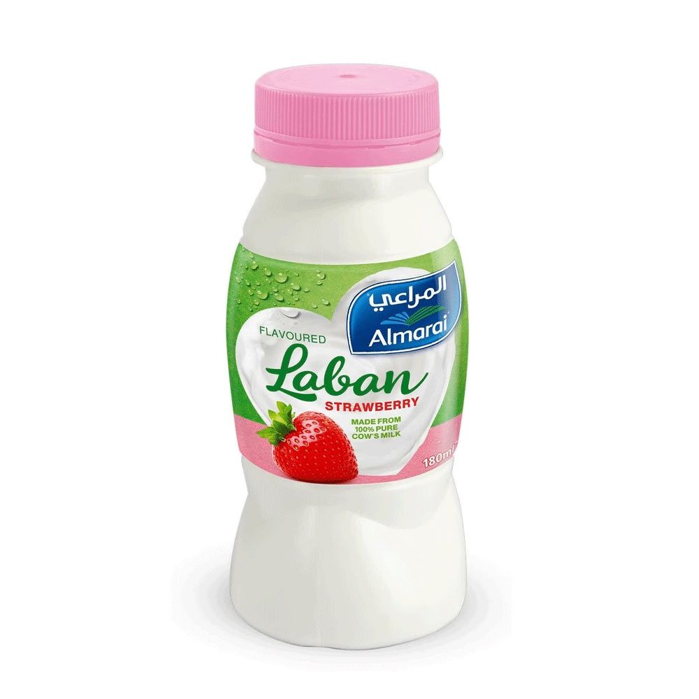 Almarai Fresh Flavoured Laban - Strawberry 180ml