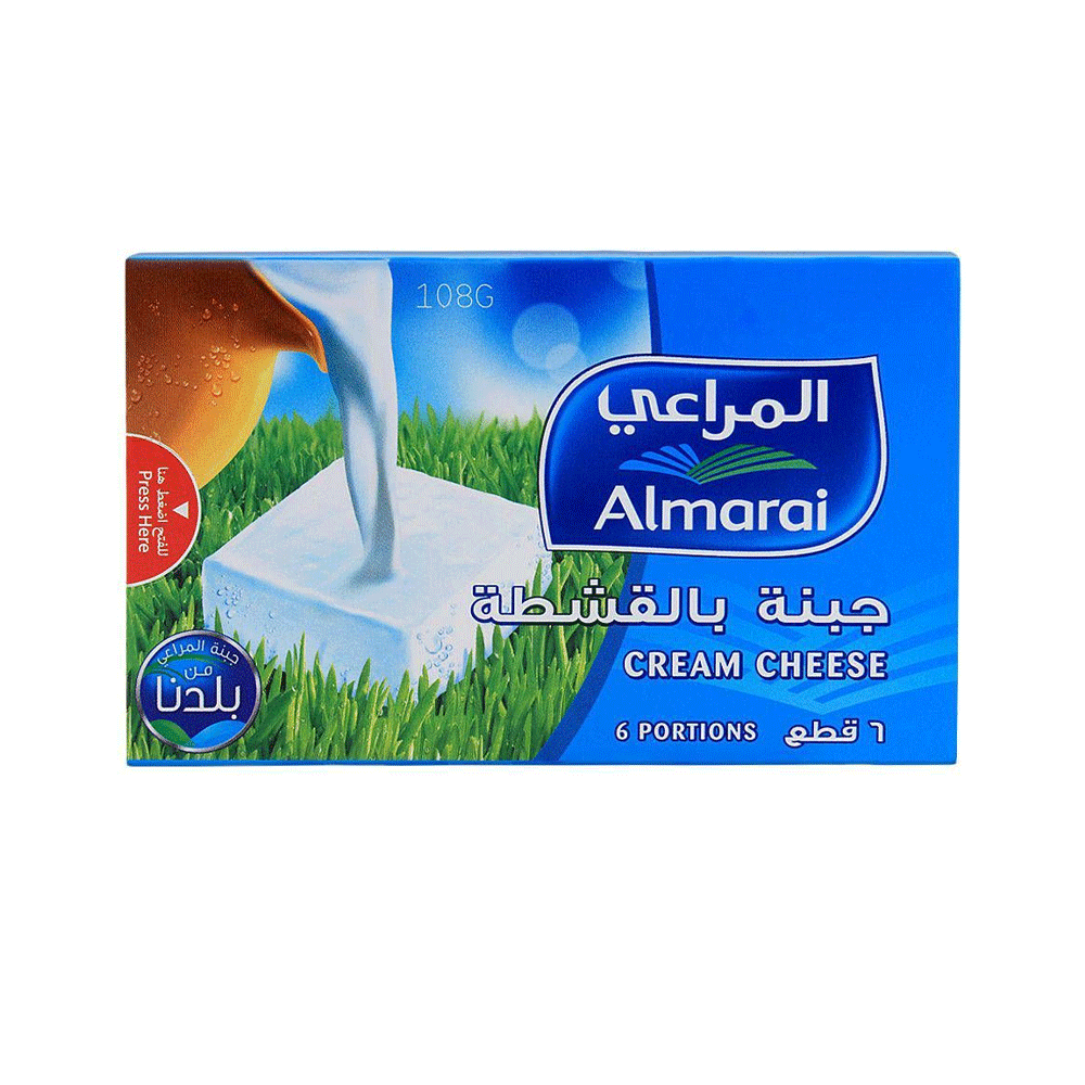 Almarai Cream Cheese 6 Portions 108gm - Snapcart.pk