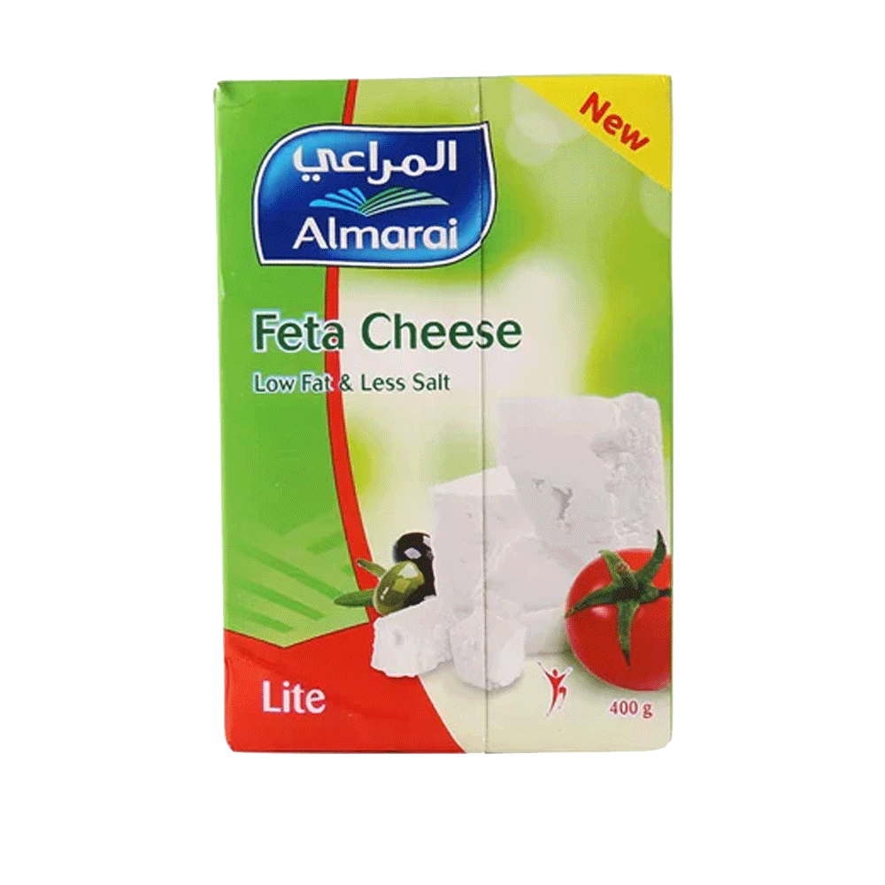 Almarai Feta Cheese Low Fat & Less Salt 400g