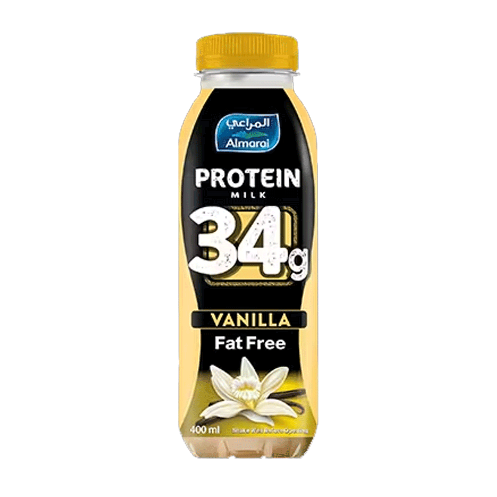 Almarai Protein Milk Vanilla Fat Free 400ml