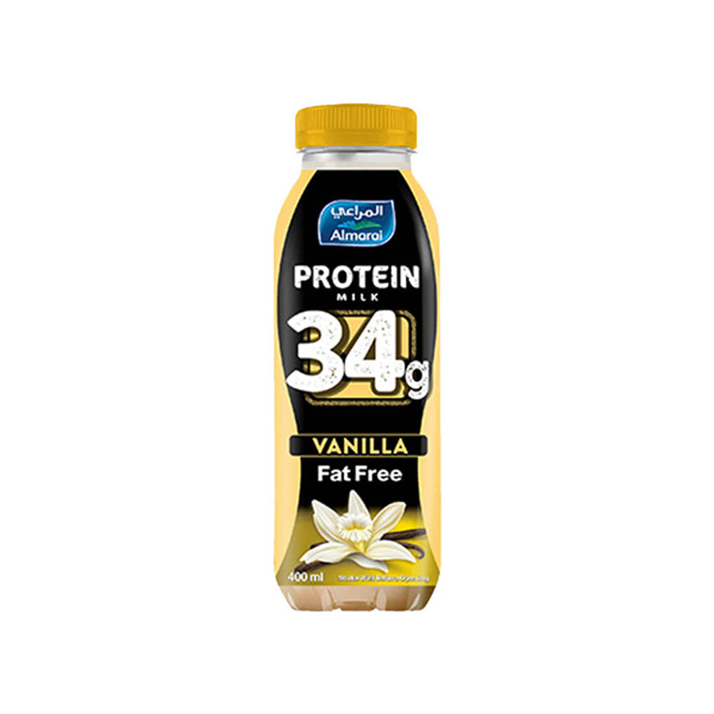 Almarai Protein Milk Vanilla Fat Free 400ml - Snapcart.pk