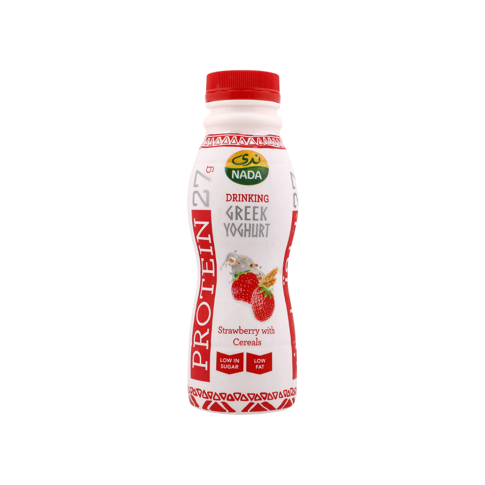 Nada Drinking Greek Yoghurt Strawberry 330ml - Snapcart.pk