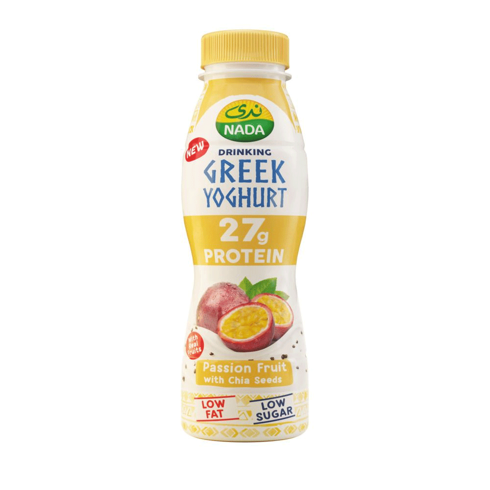 Nada Drinking Greek Yoghurt Passion Fruit 330ml - Snapcart.pk